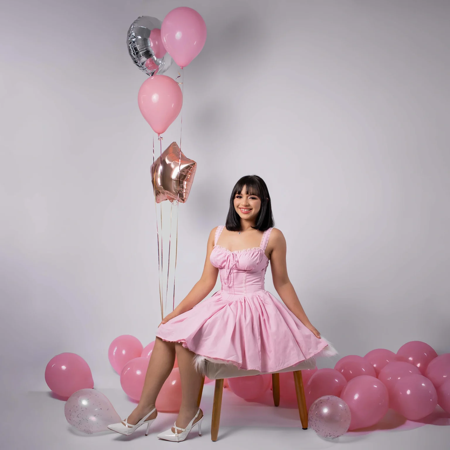 Ensaio de aniversários em Curitiba no estúdio fotográfico profissional