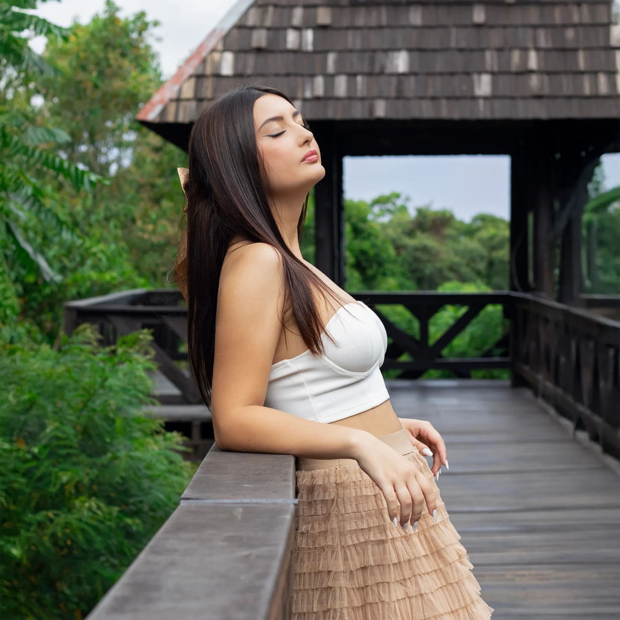 Sessão de fotos para Instagram no Bosque do Alemão em Curitiba