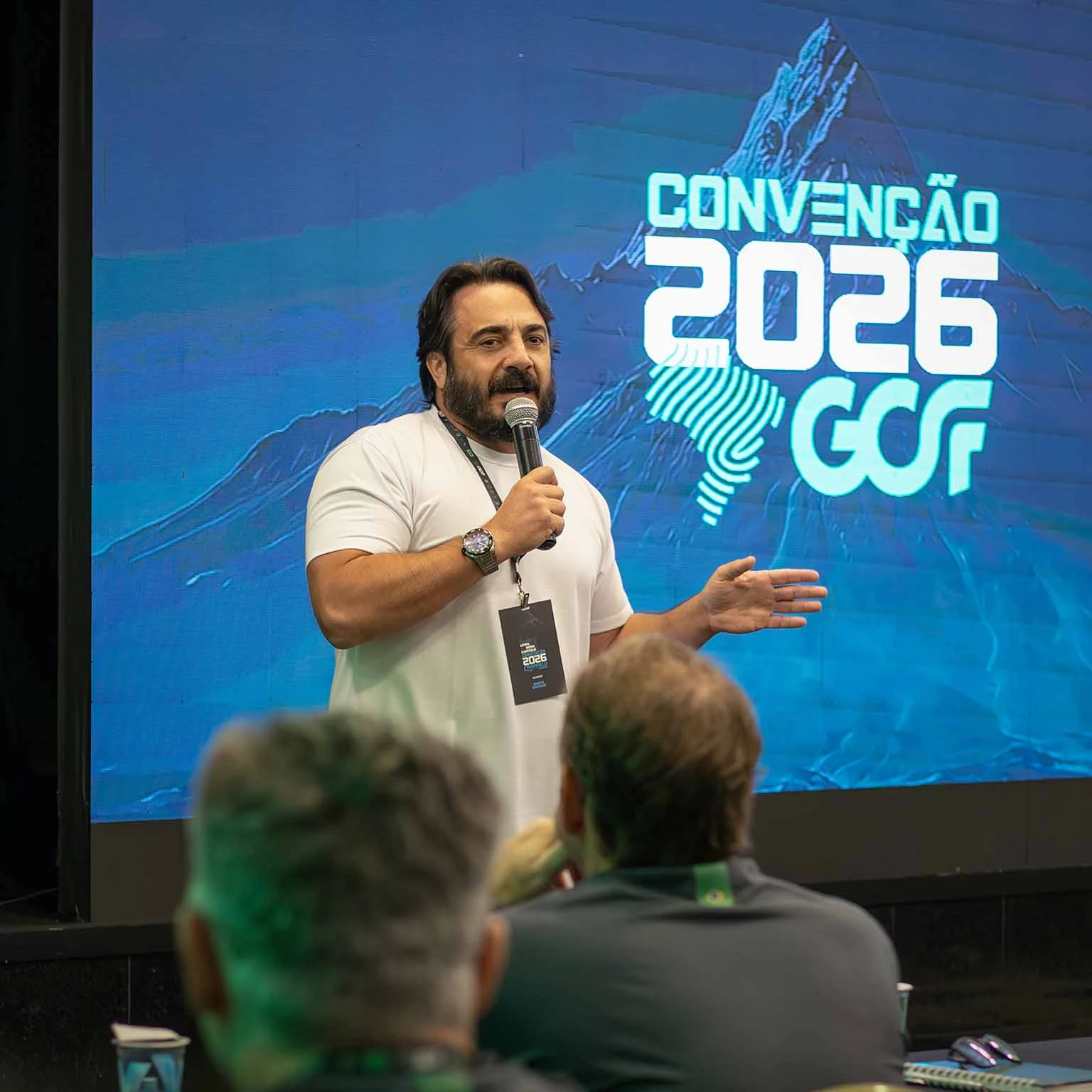 Registro de palestra em evento corporativo em Curitiba